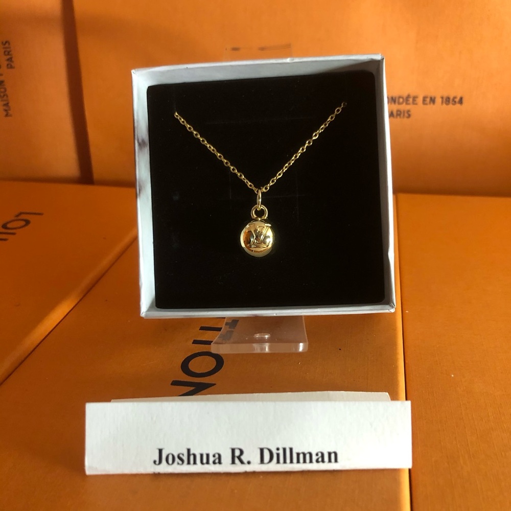 Louis Vuitton orb necklace